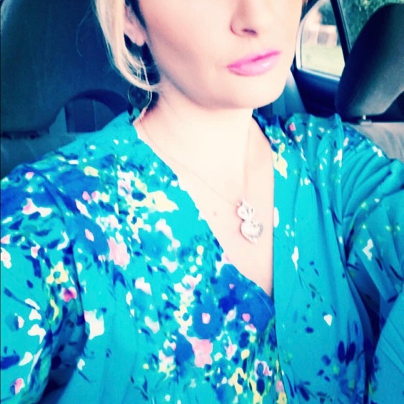 RESTOCKEd! Turquoise waters Tie Kimono Blouse - Picture 6 of 7